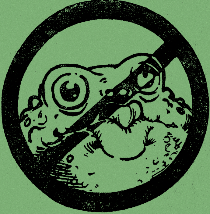 New England Bladesmith Guild - No Toadies Emblem